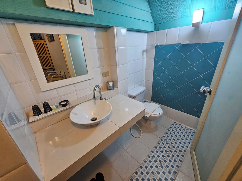 Superior Double Room | Bathroom | Shower, towels