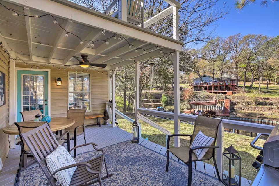 Back Porch Sitting Area