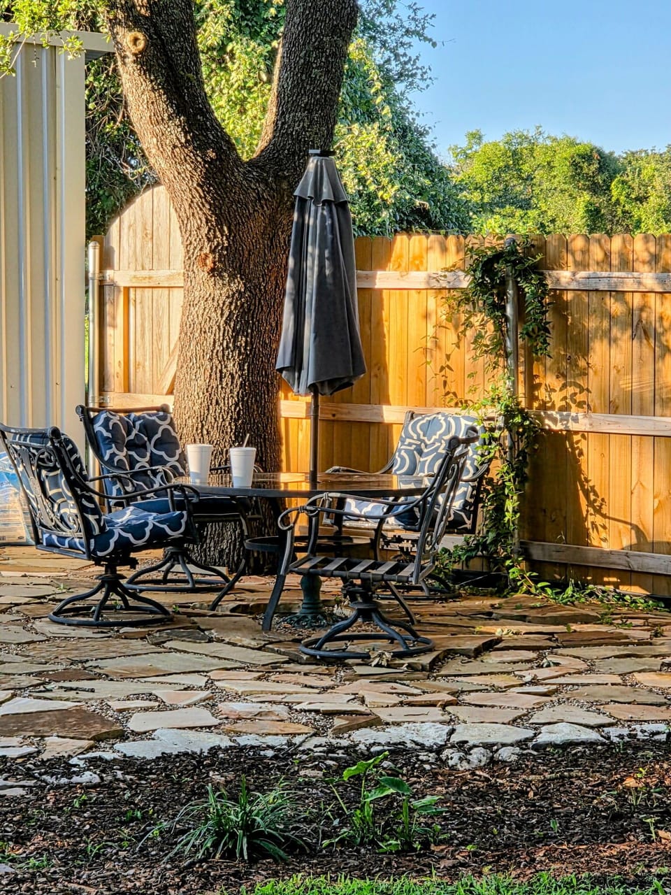 Outside seating area