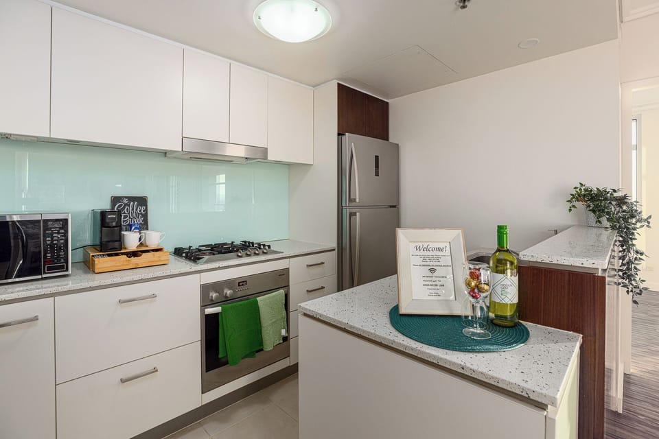 Design Apartment, 2 Bedrooms, Balcony, River View | Private kitchen | Espresso maker, coffee/tea maker, electric kettle, dining tables