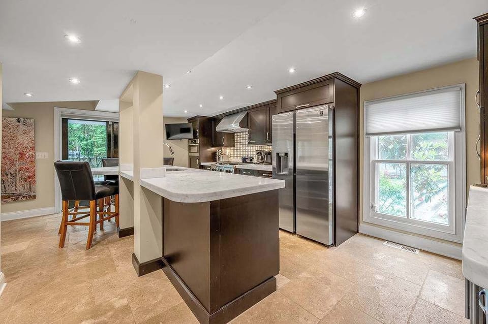 A kitchen that feels like home, thoughtfully stocked with cookware, utensils, and premium appliances so you can easily prepare breakfast, dinner, or midnight snacks with ease.