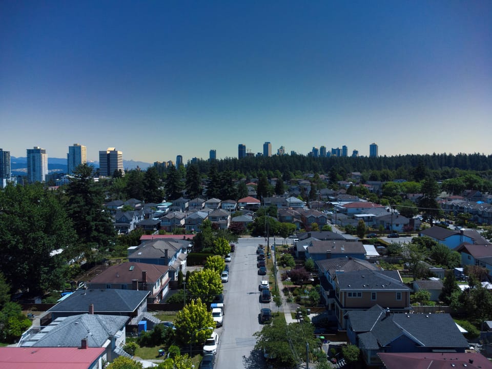 Near Central Park and Metrotown.