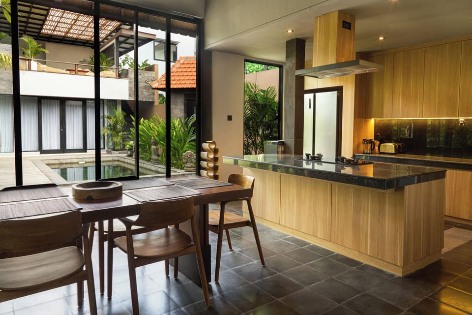 Deluxe Villa, 3 Bedrooms, Pool View | Private kitchen | Electric kettle