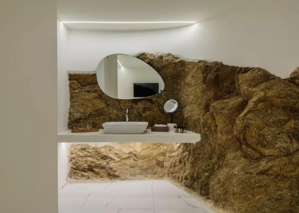 Hair dryer, slippers, towels, soap