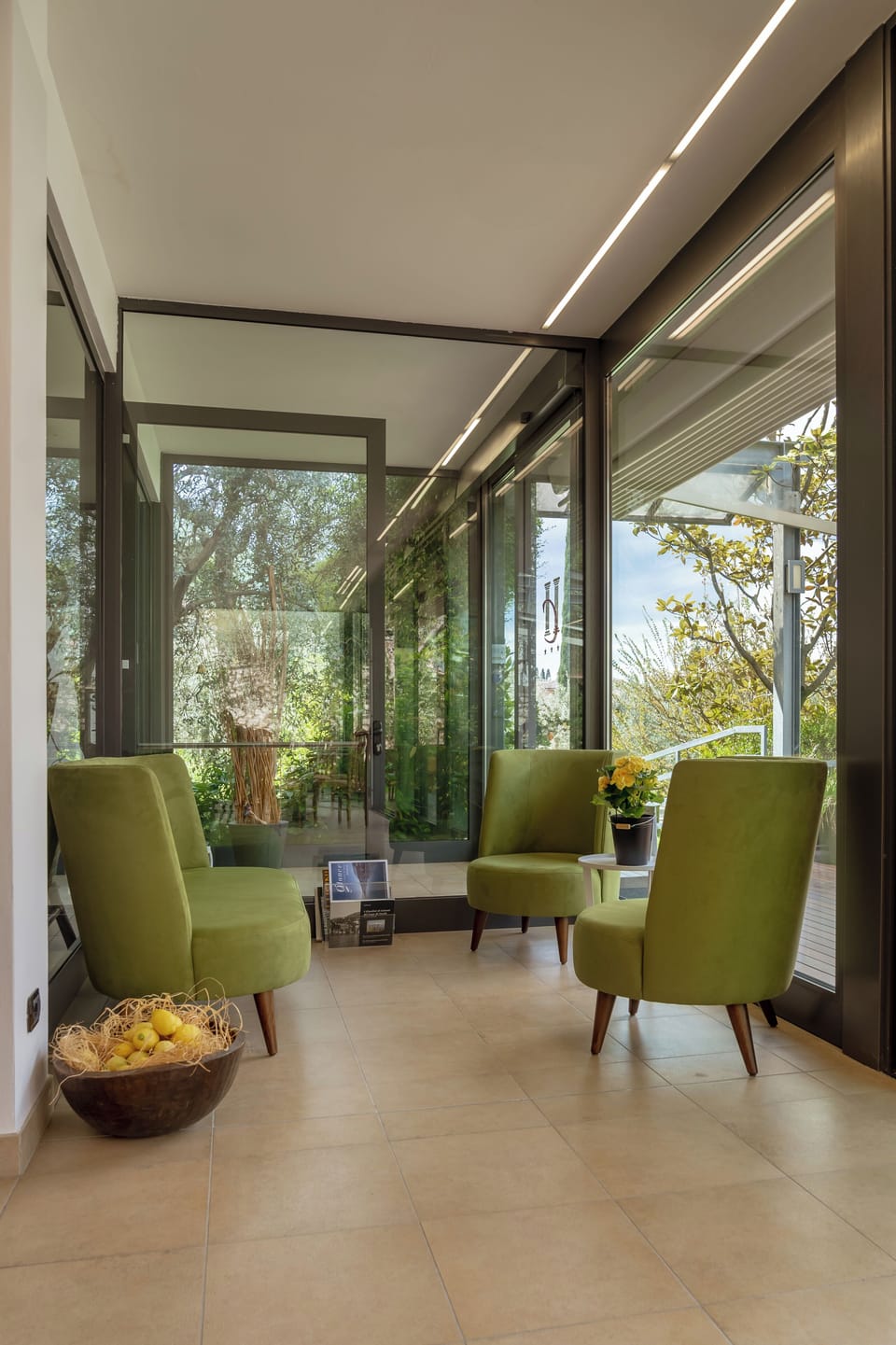 Lobby sitting area