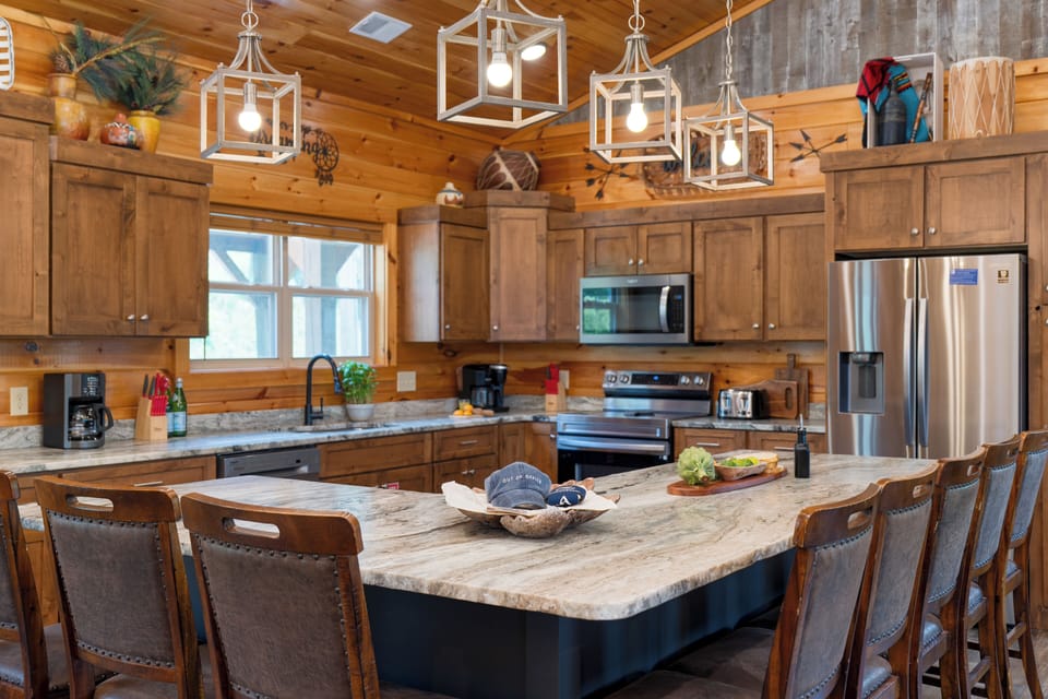 Ample counter space for meal prepping.