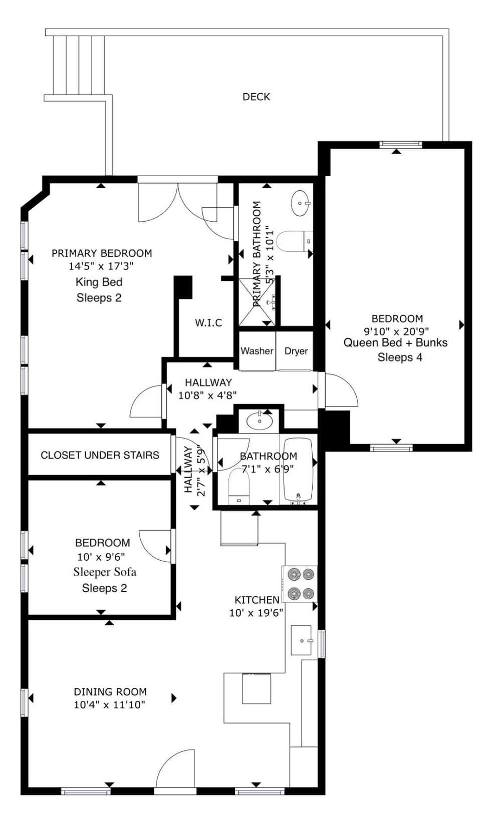 Note - no formal living room
