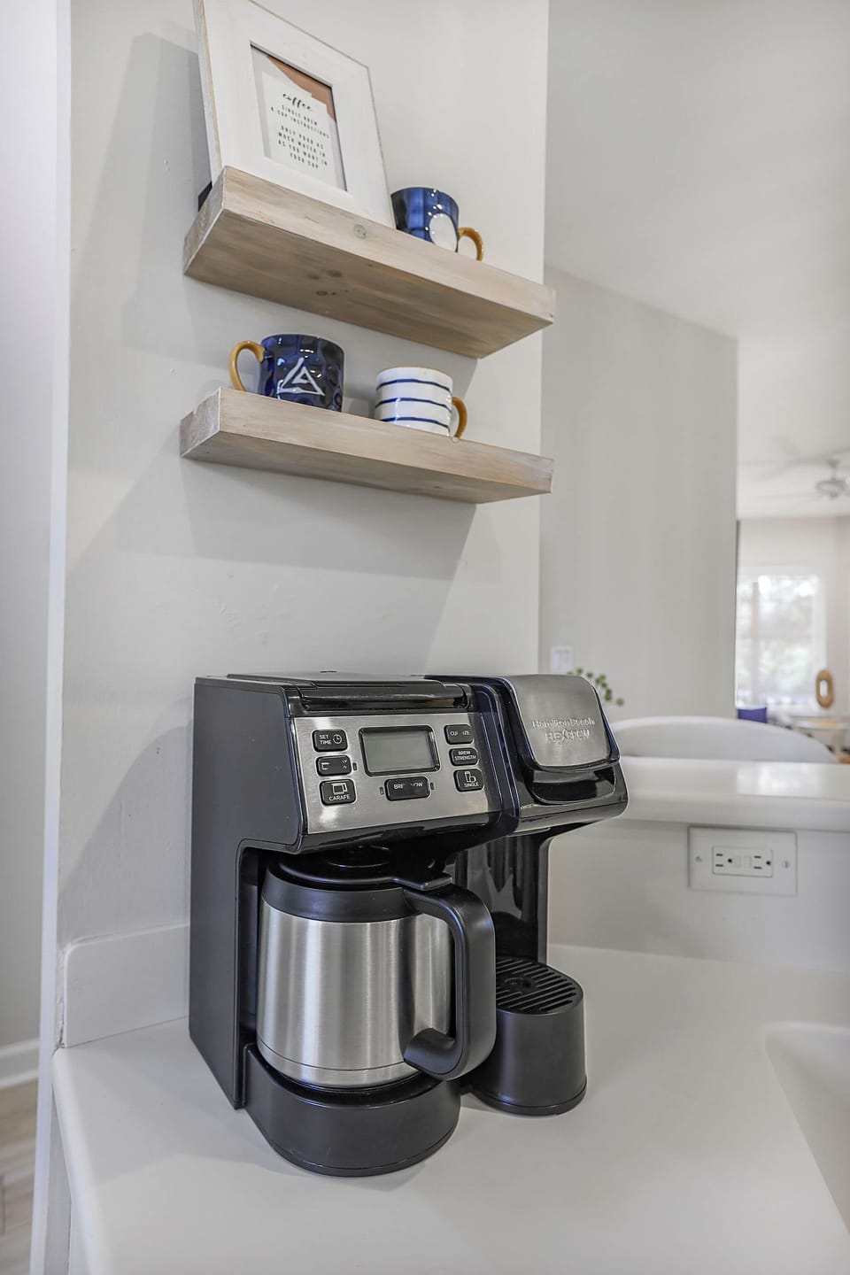 Drip coffee maker and Keurig
