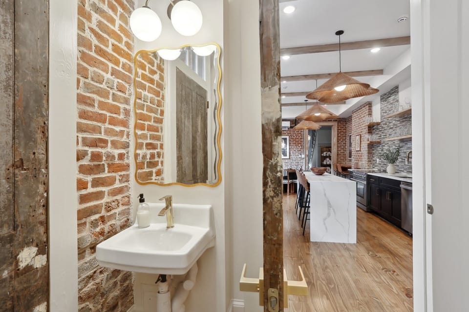 Half Bathroom 1 | Powder Room Near Living Areas | First Floor