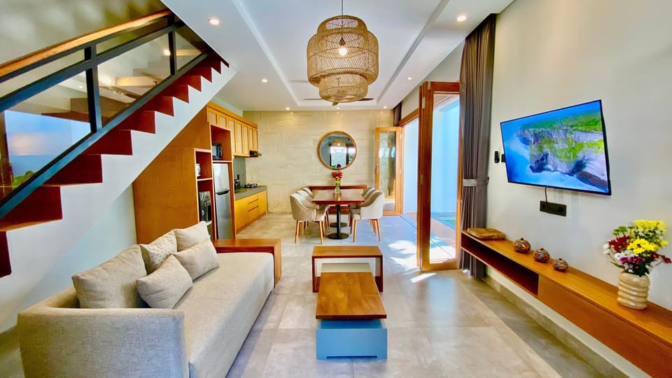 Luxury Villa, 2 Bedrooms, Private Pool | Living room