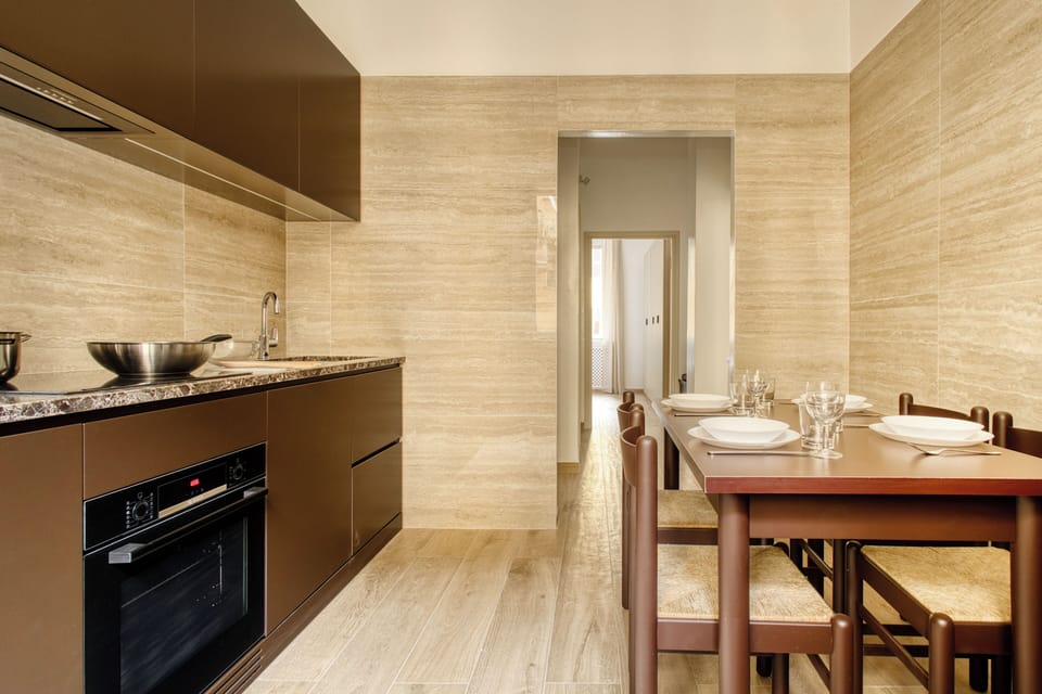 Apartment, 1 Double Bed with Sofa bed | Private kitchen | Dishwasher, electric kettle, dining tables