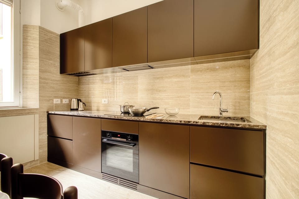 Apartment, 1 Double Bed with Sofa bed | Private kitchen | Dishwasher, electric kettle, dining tables