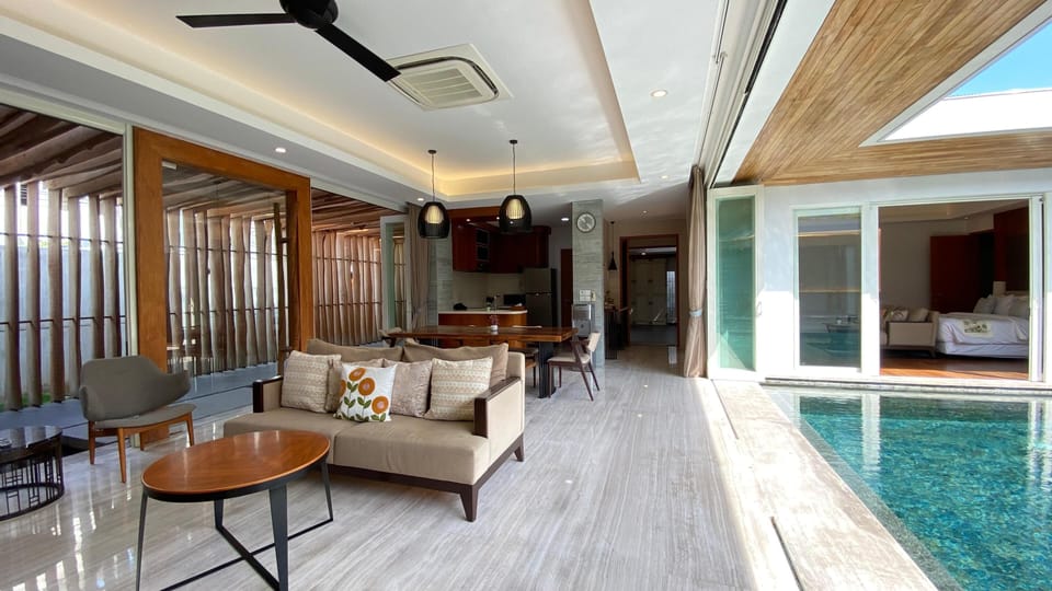 Luxury Villa, 4 Bedrooms, Private Pool | Living room