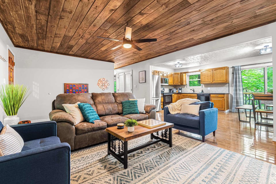Living room with sofa sleeper