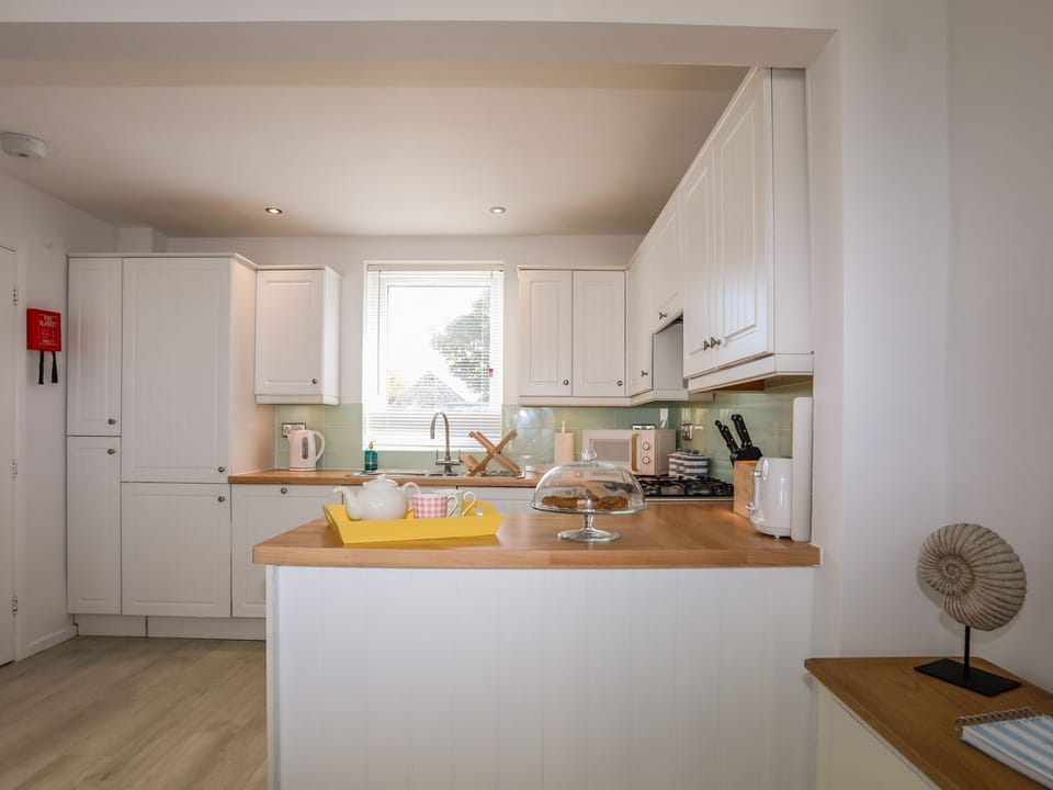 Fridge, microwave, dishwasher, toaster