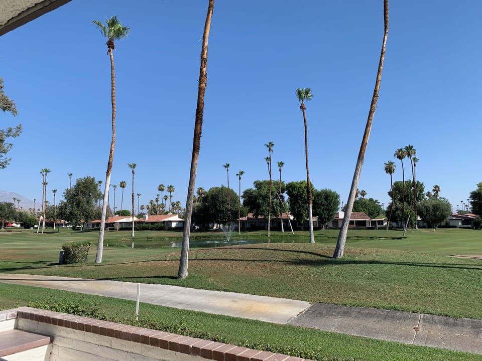 Golf Course view from Patio