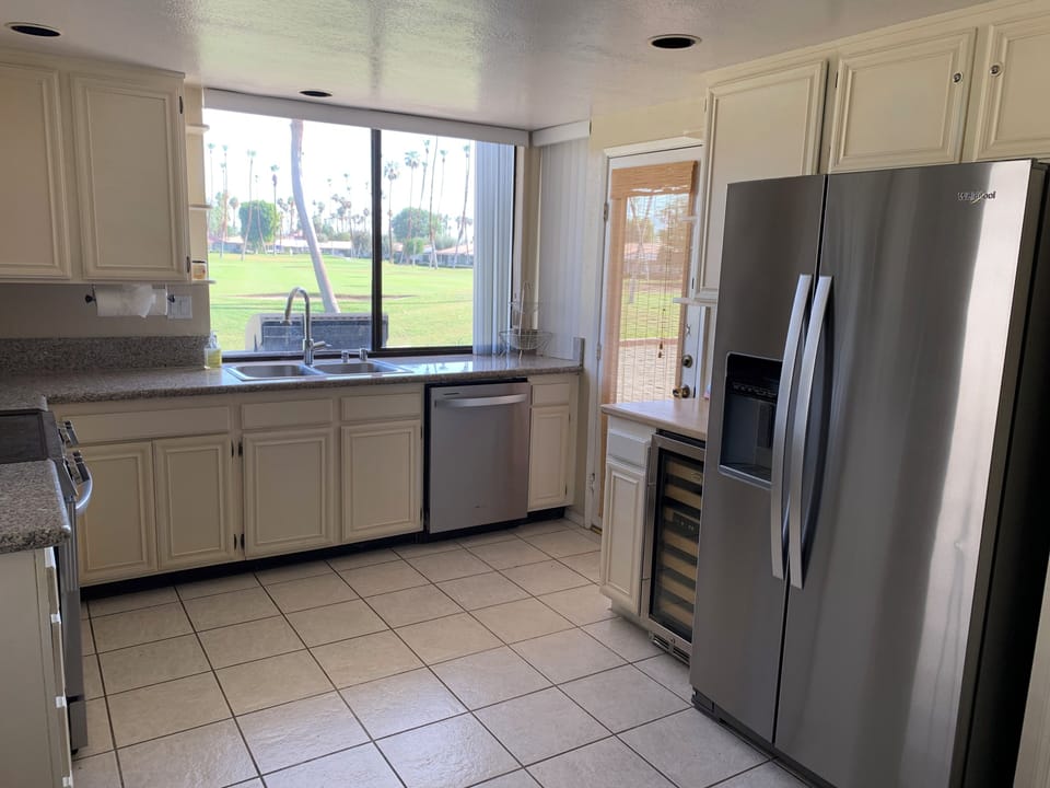 New refrigerator and dishwasher
