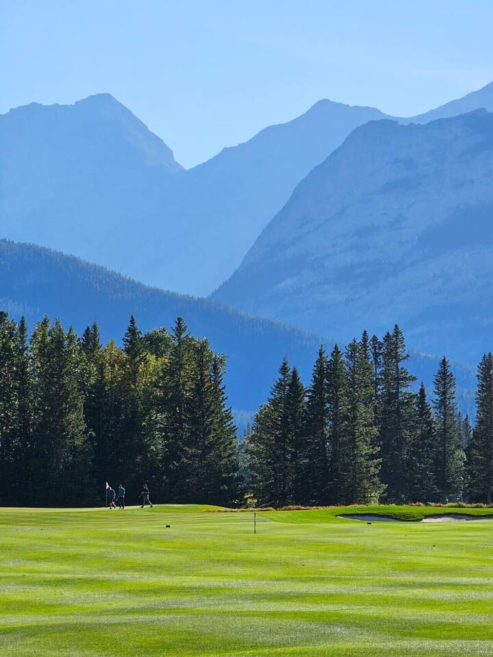 One of many great golf course views (Kananaskis Country Golf Course)