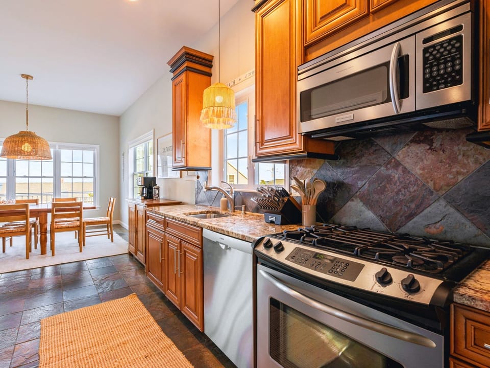 Our kitchen area is a blend of style and function, designed to inspire every meal!