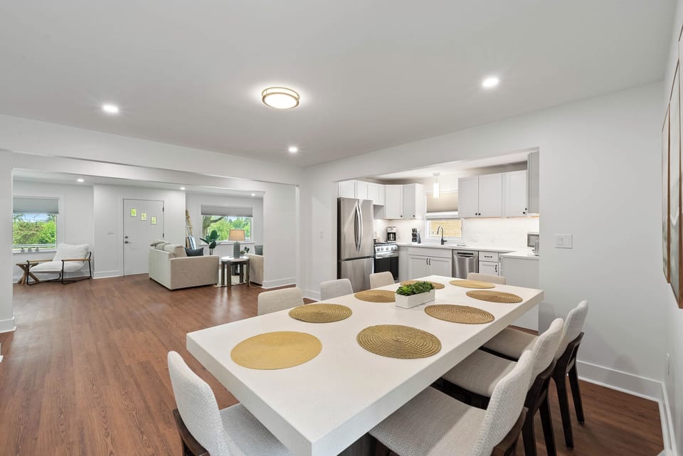 Open dining area
