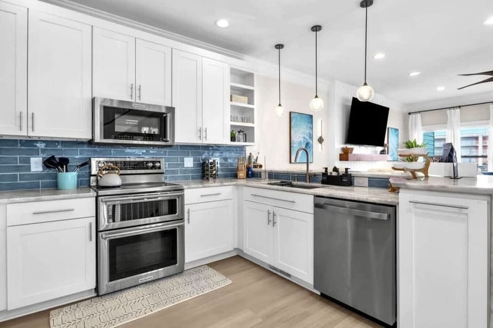 Fully stocked kitchen