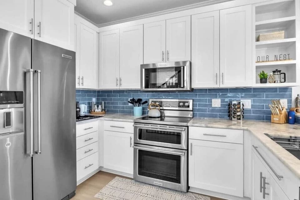 Fully stocked kitchen