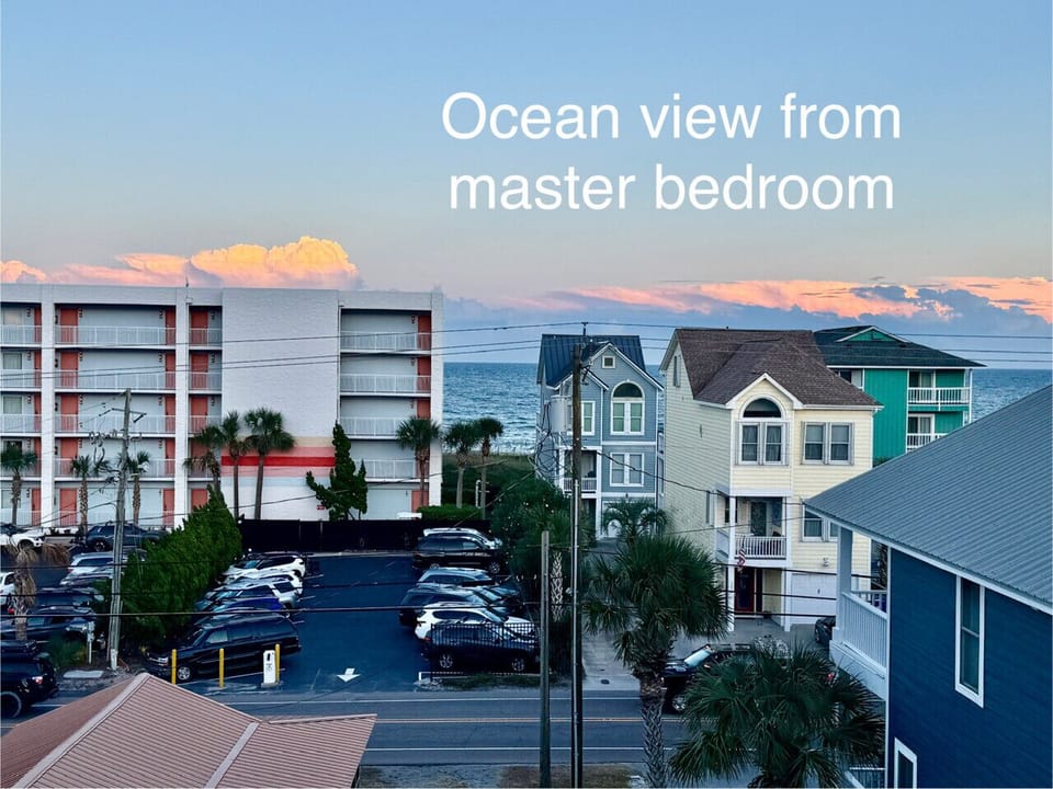 Ocean views from master private balcony