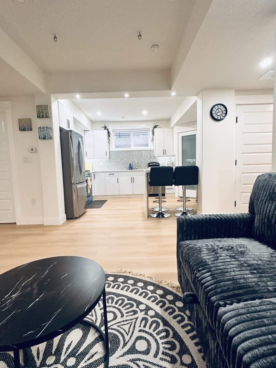 View of the Kitchen from the Living Room