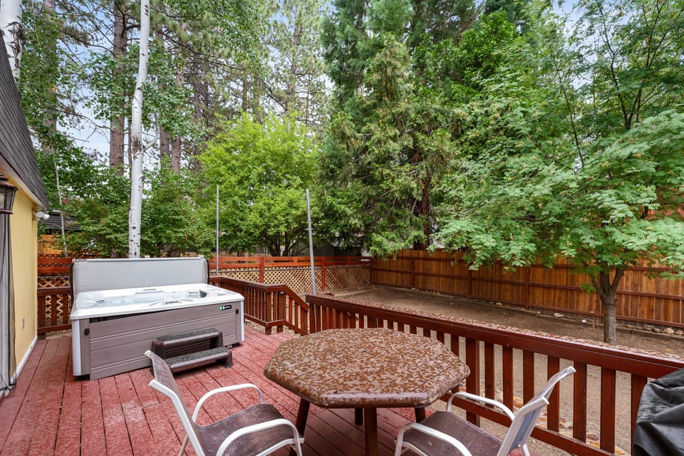 Deck with Hot Tub
