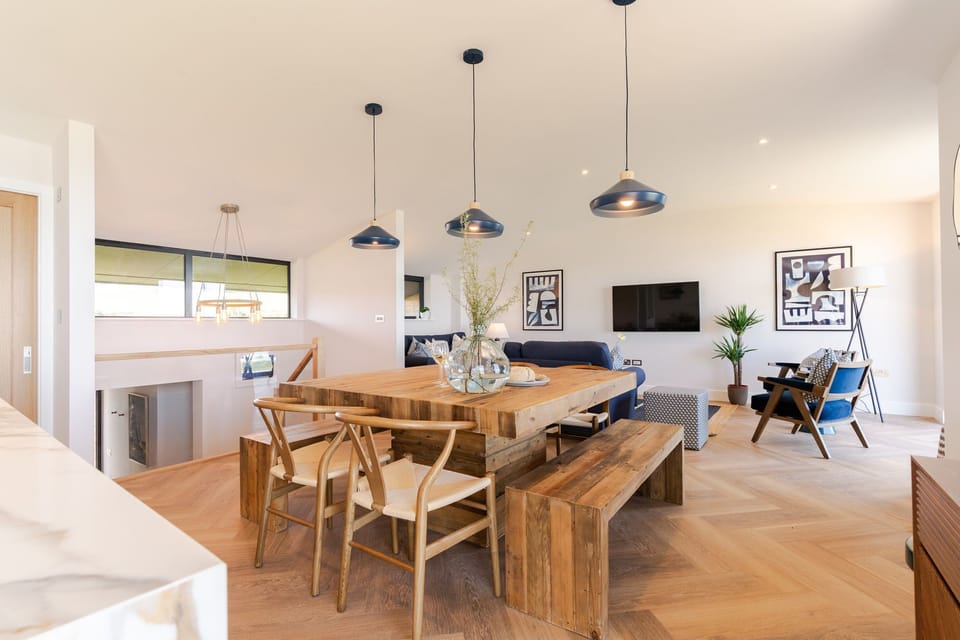 Kitchen at The Watchtower, The Lookout, Widemouth Bay, self catering with Beach Retreats.