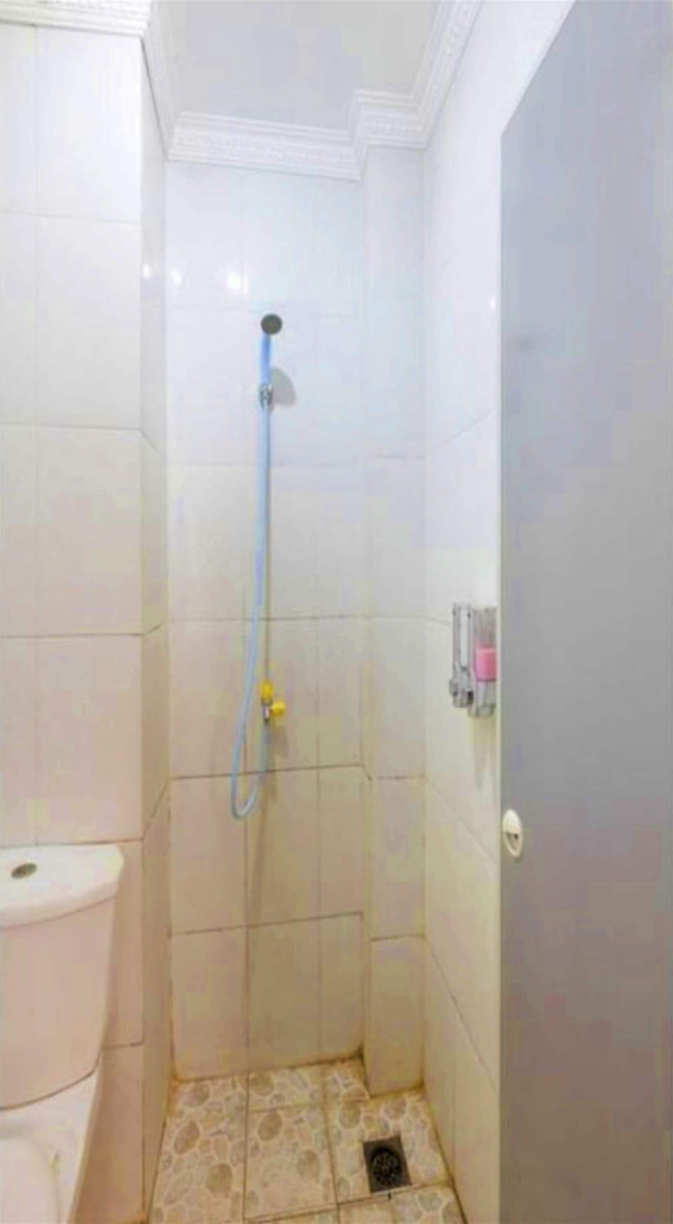 Shower, bidet, towels