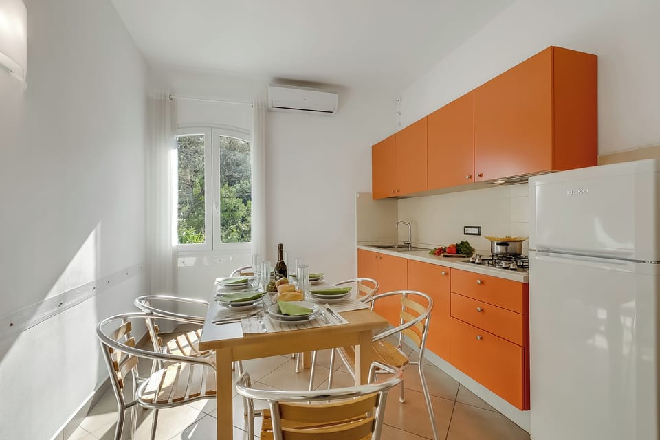 Kitchen and dining area