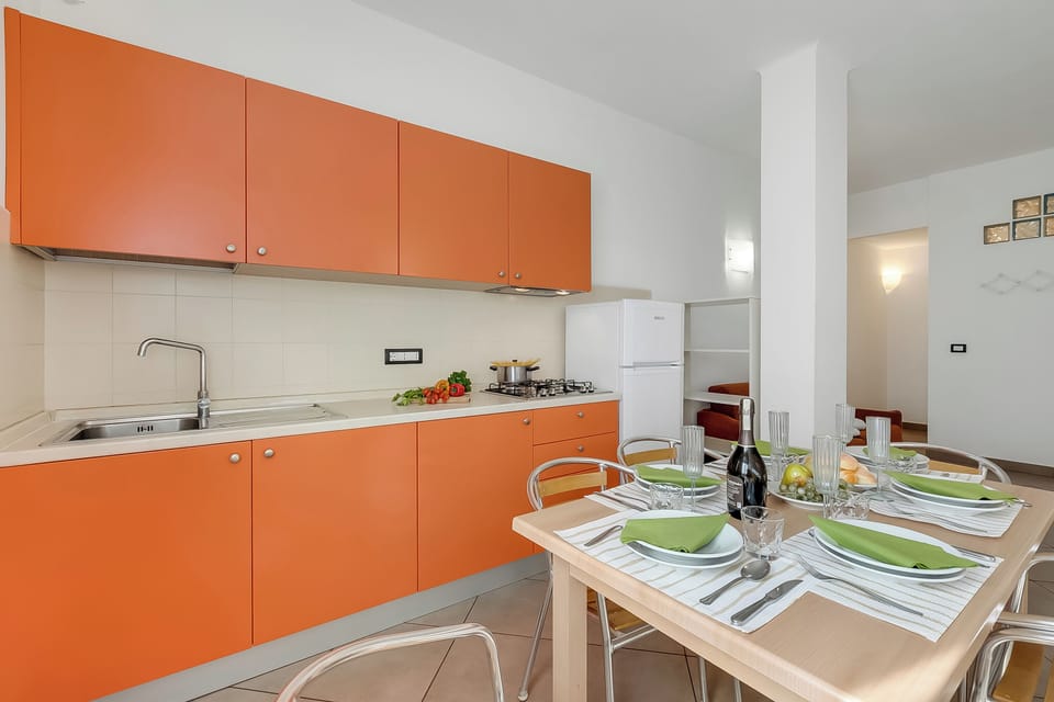 Kitchen and dining area