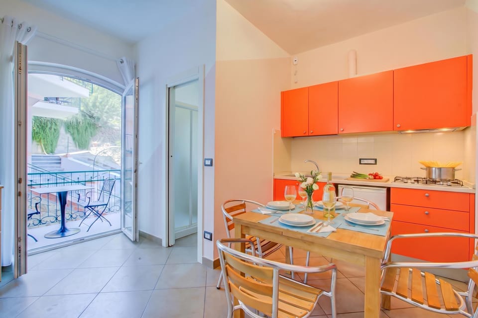 Kitchen and dining area