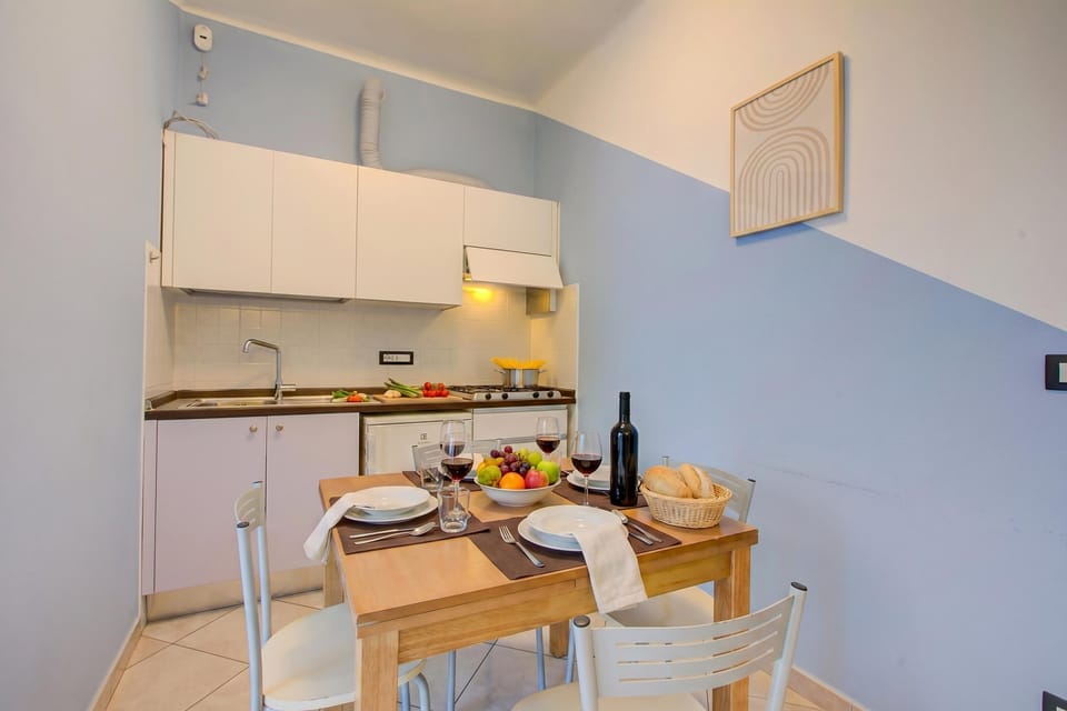 Kitchen and dining area