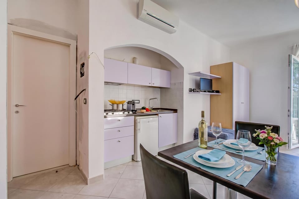 Kitchen and dining area