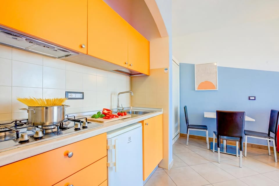 Kitchen and dining area