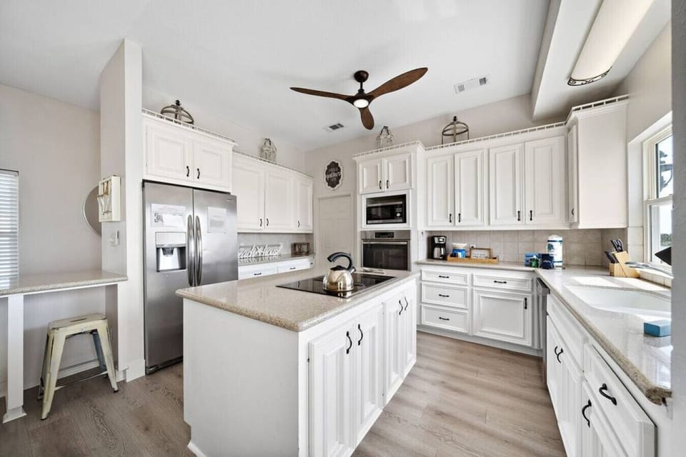 Another angle of the kitchen