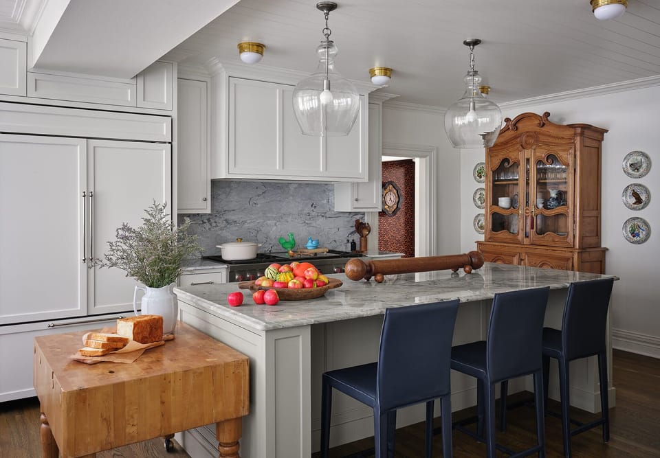 Fully Stocked Kitchen with Duel Fuel Range Stove