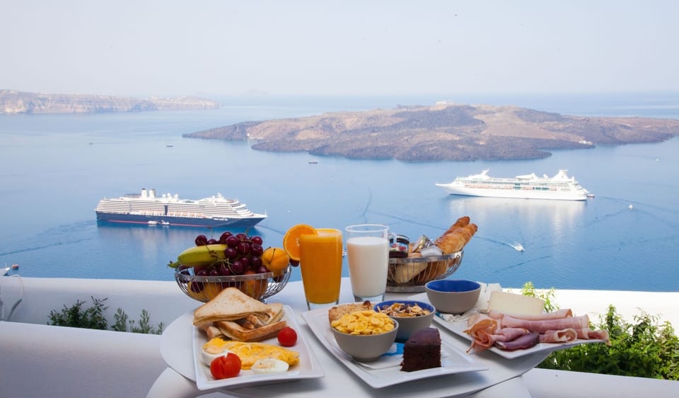 Breakfast, lunch, dinner served; Mediterranean cuisine, ocean views 