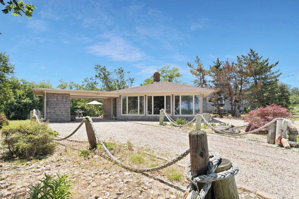 Mid-century with wall of windows