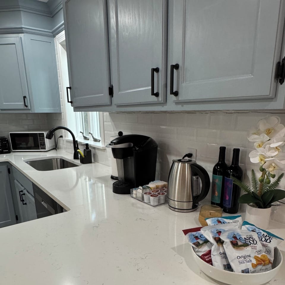 Fully stocked kitchen