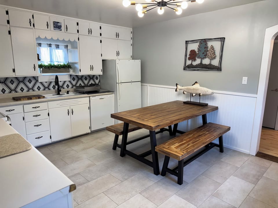 Our fully functional kitchen is ready for you to cook anytime!