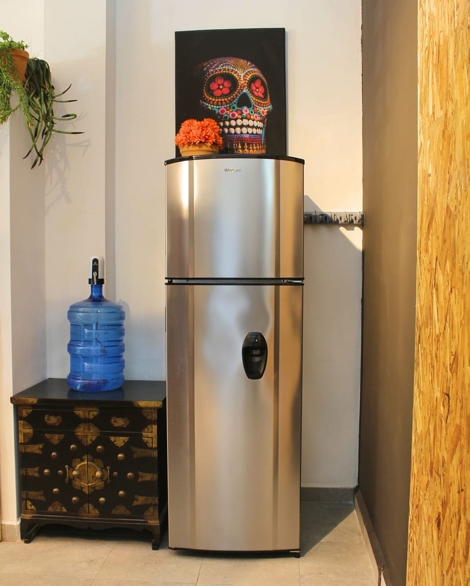 Deluxe Apartment | Private kitchen | Coffee/tea maker, toaster, blender, griddle