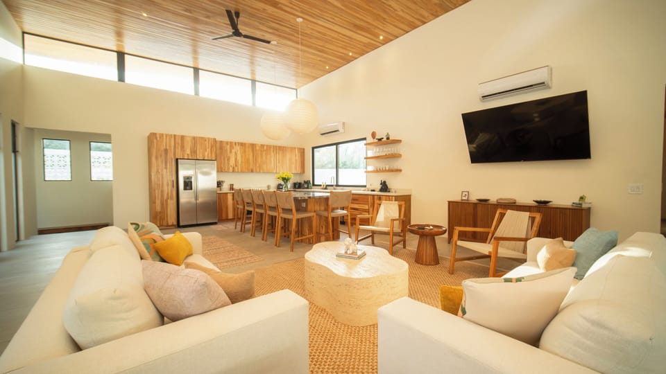 Spacious kitchen/living room