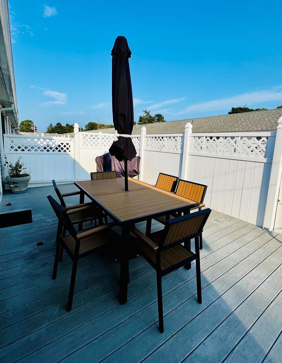 Outdoor BBQ or dining on you large private deck!