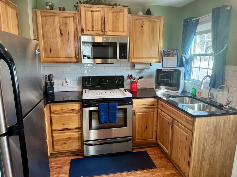 From a guest - ‘Charming home in a quiet neighborhood. The house was very clean and the kitchen had everything we needed. We highly recommend a stay here!`