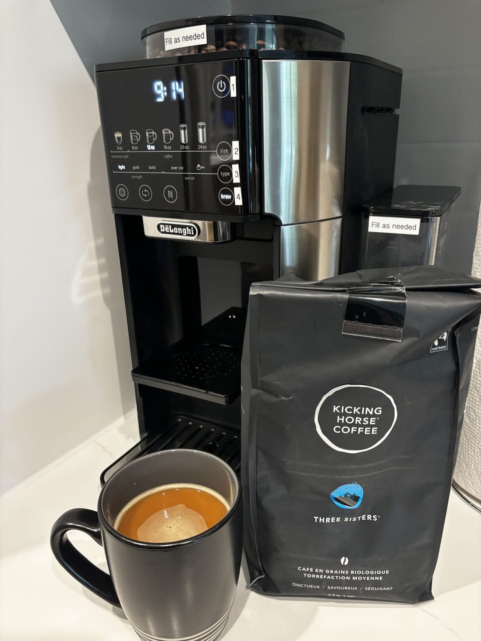 Gourmet Coffee machine with world class coffee!