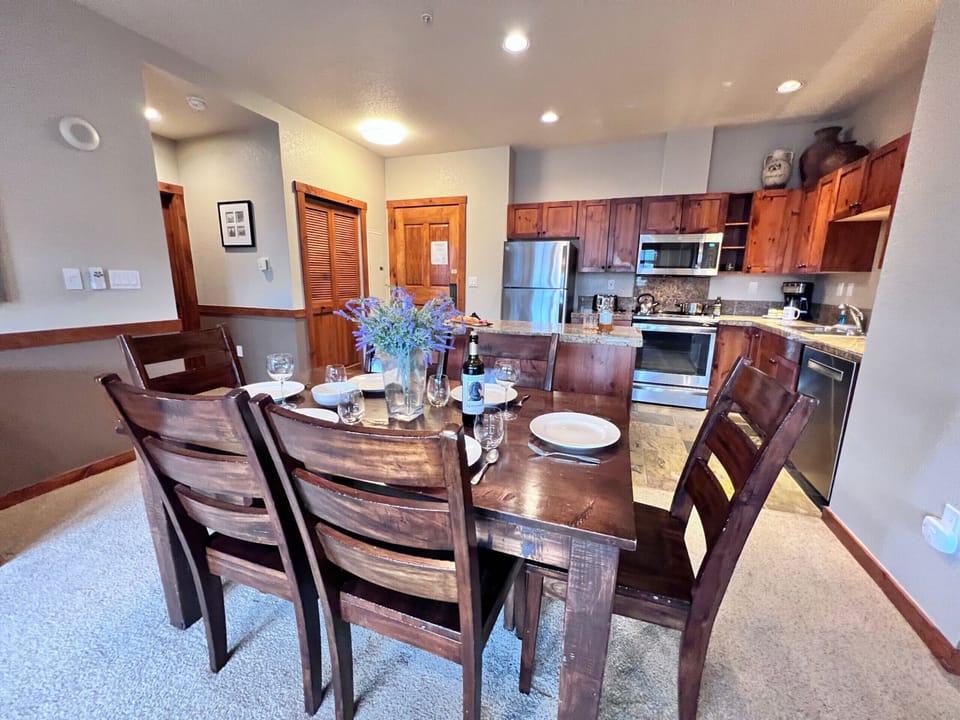 Dining area - open plan