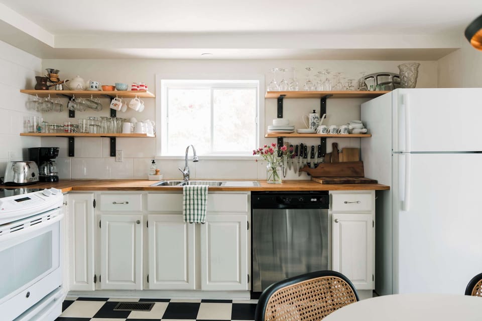 Help yourself to essentials in the pantry - oils, vinegars, coffee, teas, spices